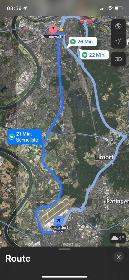 *City, Naehe Hbf, Kingsizebetten, Fitnessecke* Duisburg Eksteriør billede